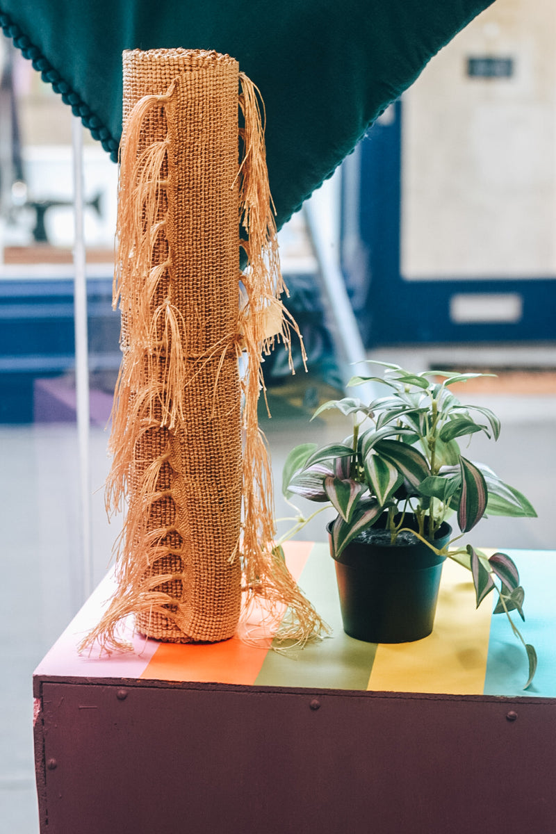 Woven Water Hyacinth Table Runner
